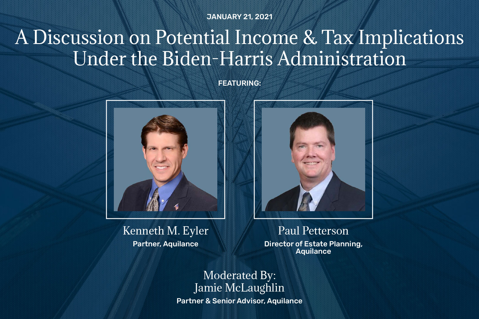 Webinar: Income & Estate Tax Implications Under The Biden-Harris Administration
